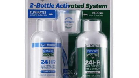 2 bottle mouthwash system