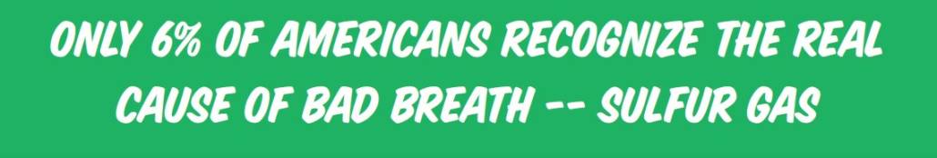 Only 6 percent of Americans know the real cause of bad breath